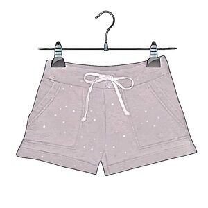 ALTERNATIVE APPAREL || Lounge Terry Shorts in Dreamy Grey Stars - SZ XS